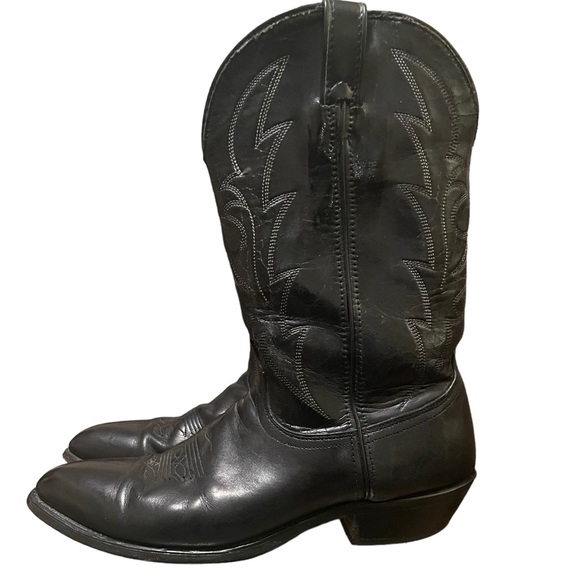 Laredo Birchwood Men's Classic Black Size 11 D Western Boots